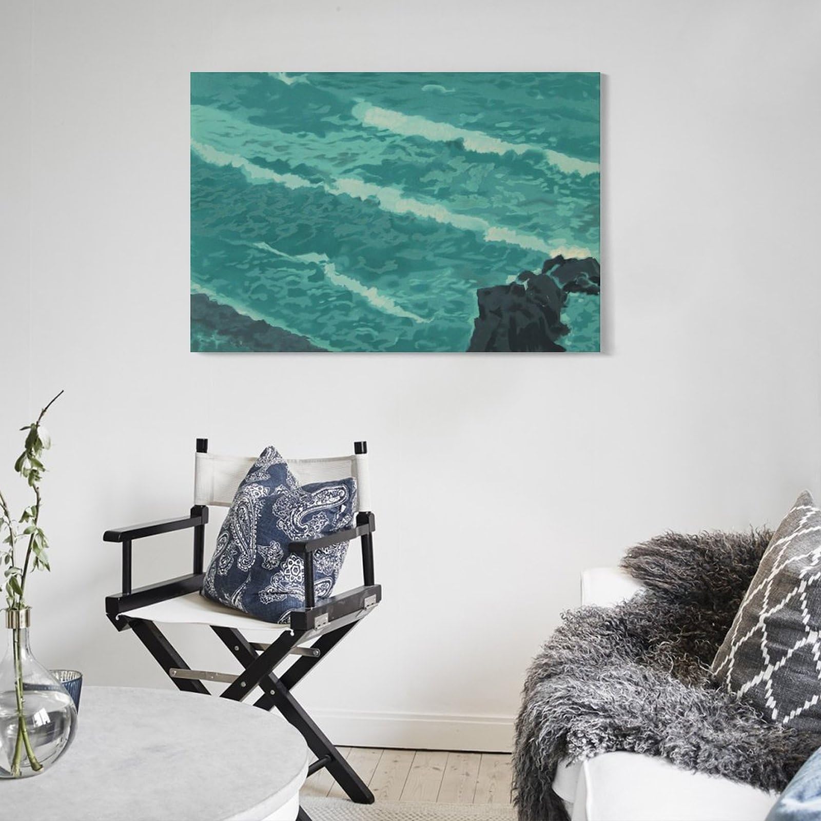 東山魁夷【潮騒】 オリジナル リトグラフ 保証書有り 東山魁夷「潮騒